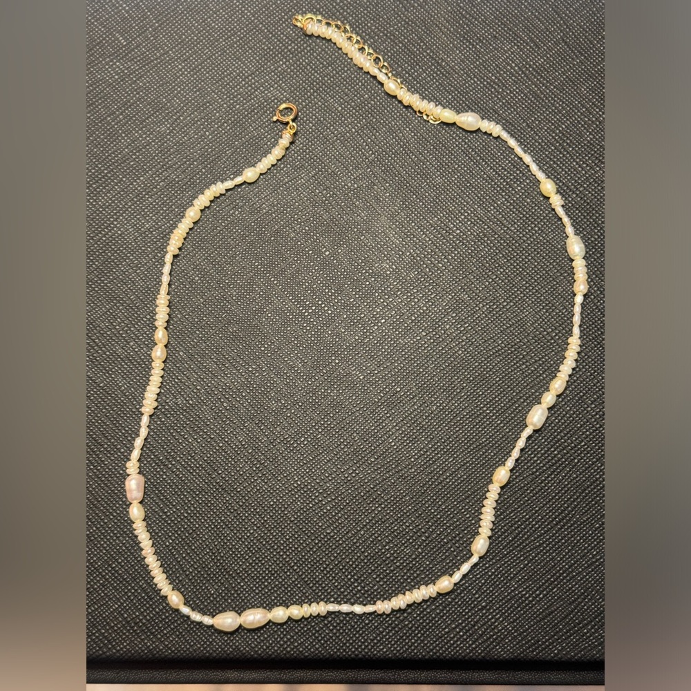 WWAKE pearl collage necklace - Picture 6 of 8